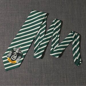 Harry Potter Slytherin Green Striped Tie